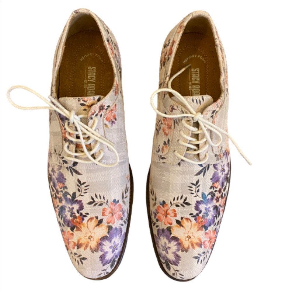 Stacy Adams dandy floral mens Oxfords new in box - Picture 2 of 5